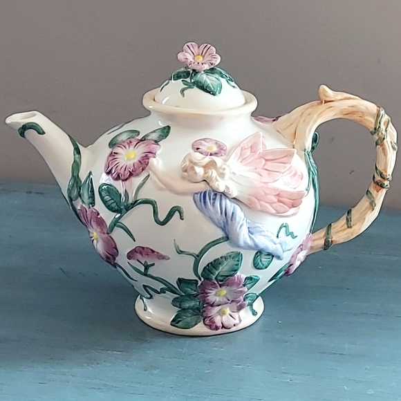 Vintage Fitz and Floyd Teapot Rare - Picture 1 of 10